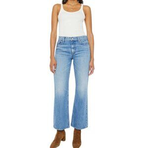 MOTHER Superior Womens The Bookie Flood Jeans, Deans List, High Rise, Boot, 31